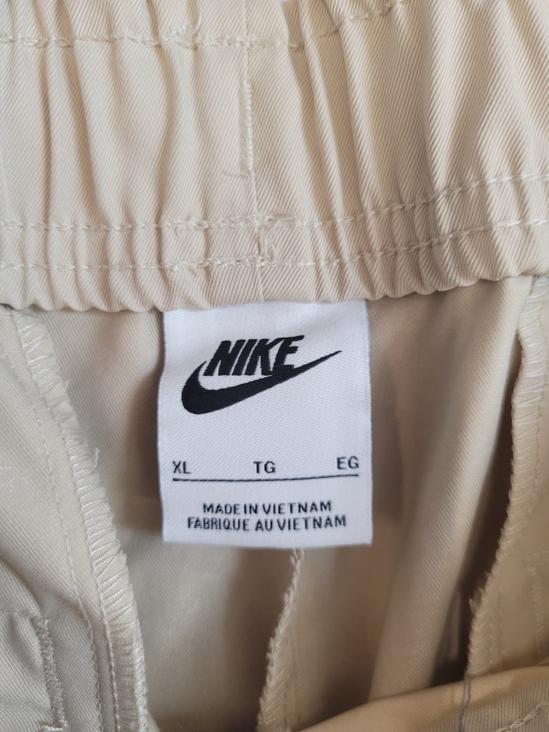 나이키 클럽 우븐 레그 팬츠/연한베이지 XL 상품이미지3
