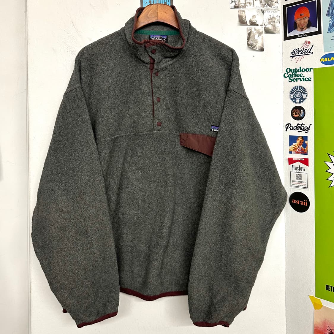 00‘s 파타고니아 신칠라 스냅티 ’차콜/브라운‘ 상품이미지1