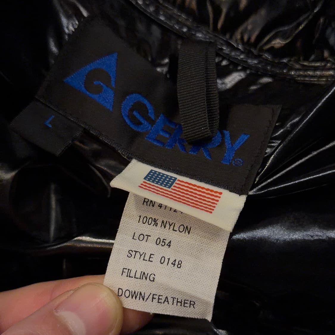 GERRY 구스다운 자켓(유광블랙) 상품이미지6