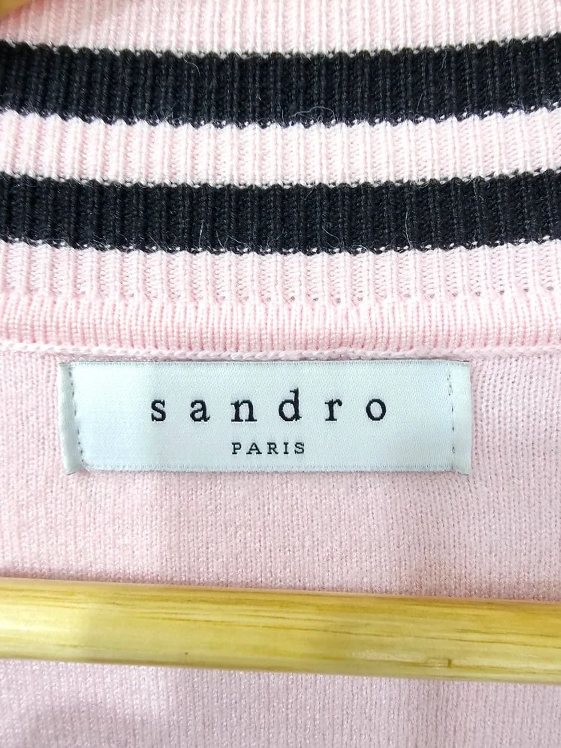 SANDRO 산드로 오버핏 핑크 가디건 F 상품이미지6