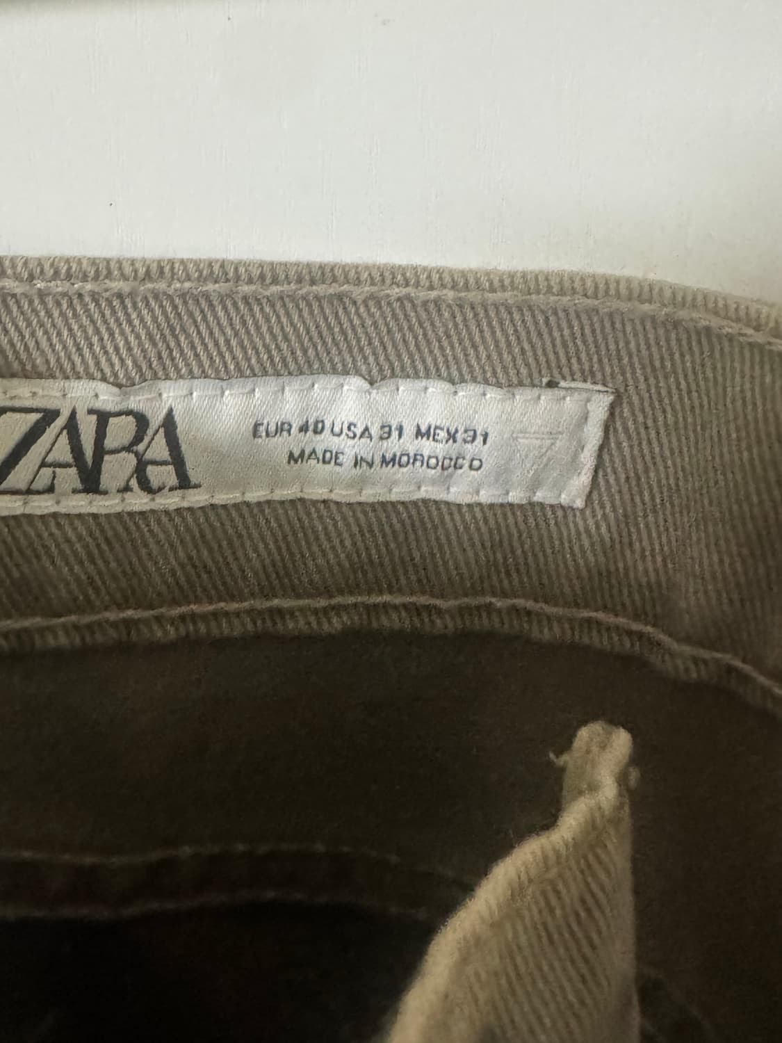 자라 유틸리티 포켓 카고 바지 EU40(kr31) 상품이미지4