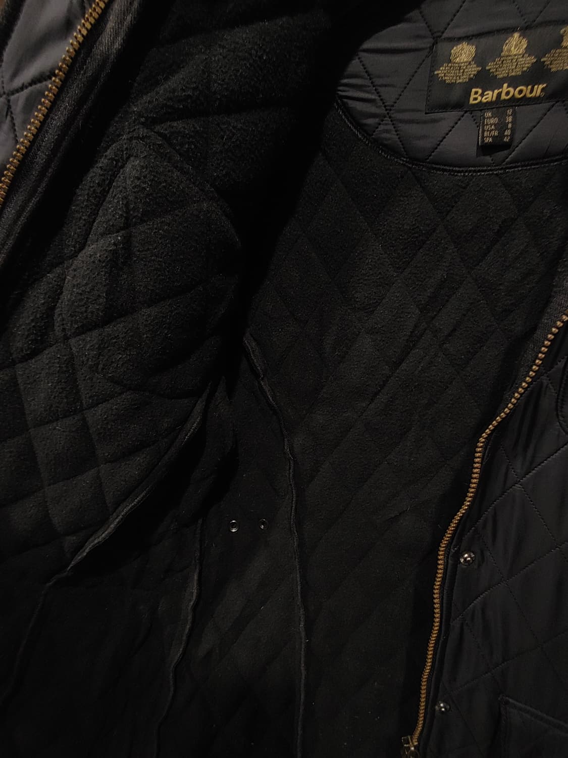 무배) Barbour 바버 퀼팅자켓- EU38 상품이미지7