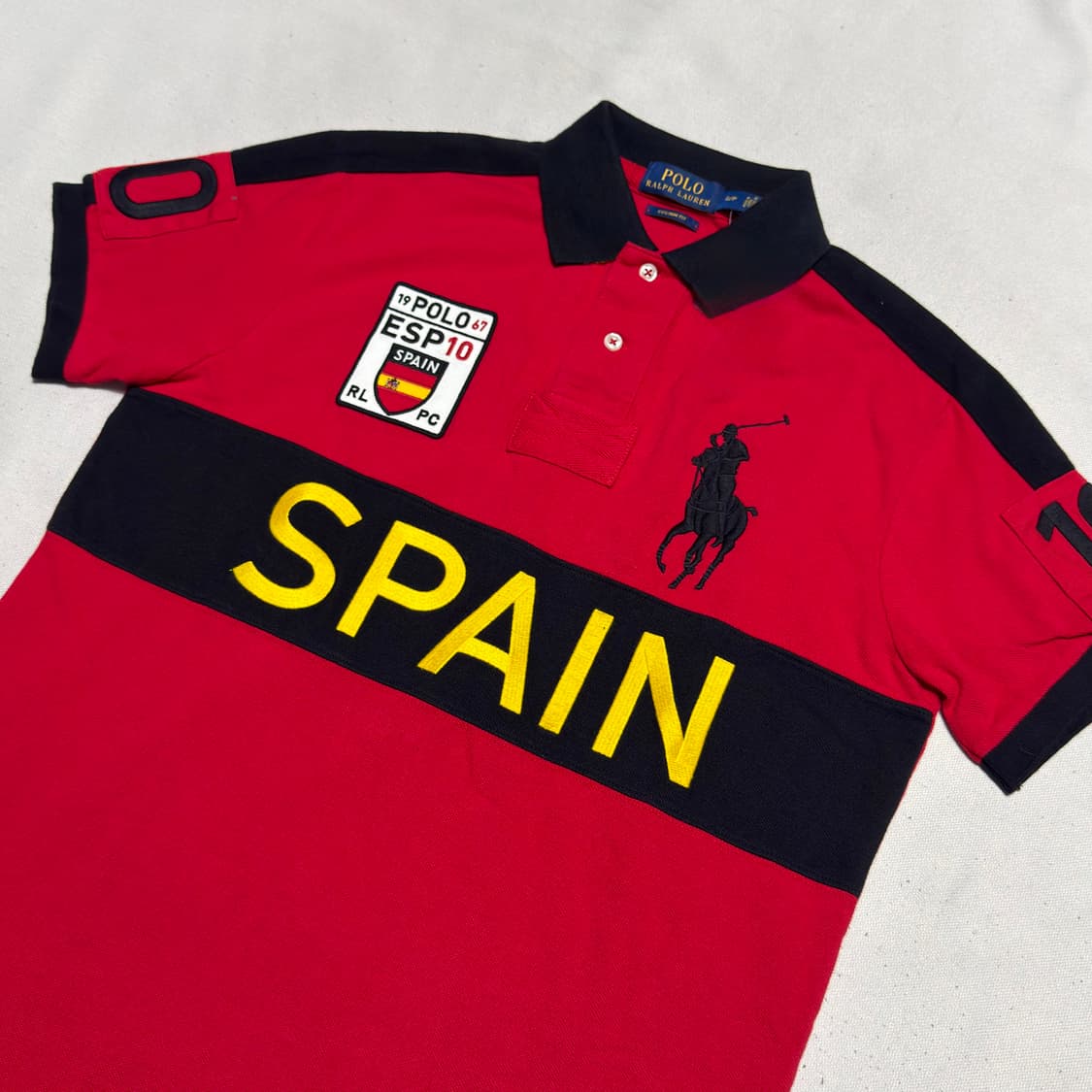 S 새상품 폴로랄프로렌 치프키프 스페인 카라 반팔 티셔츠  상품이미지1