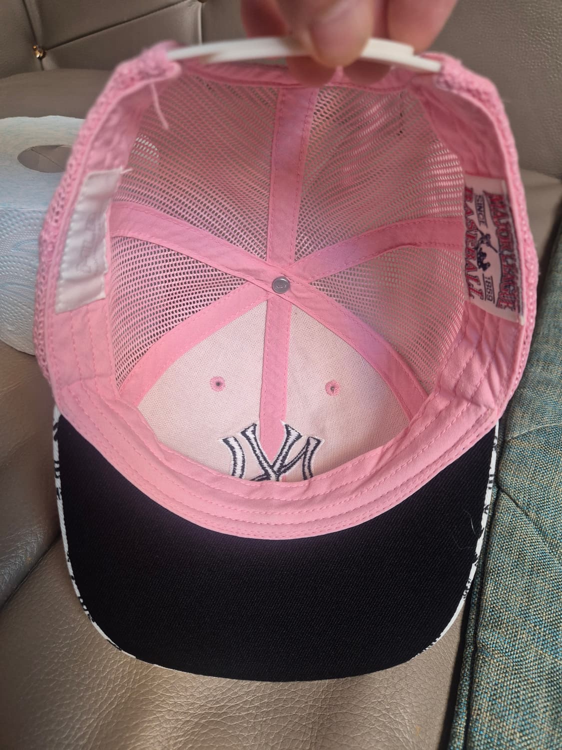  MLB 뉴욕양키스 매쉬 모자 유아동 여자 프리 상품이미지4