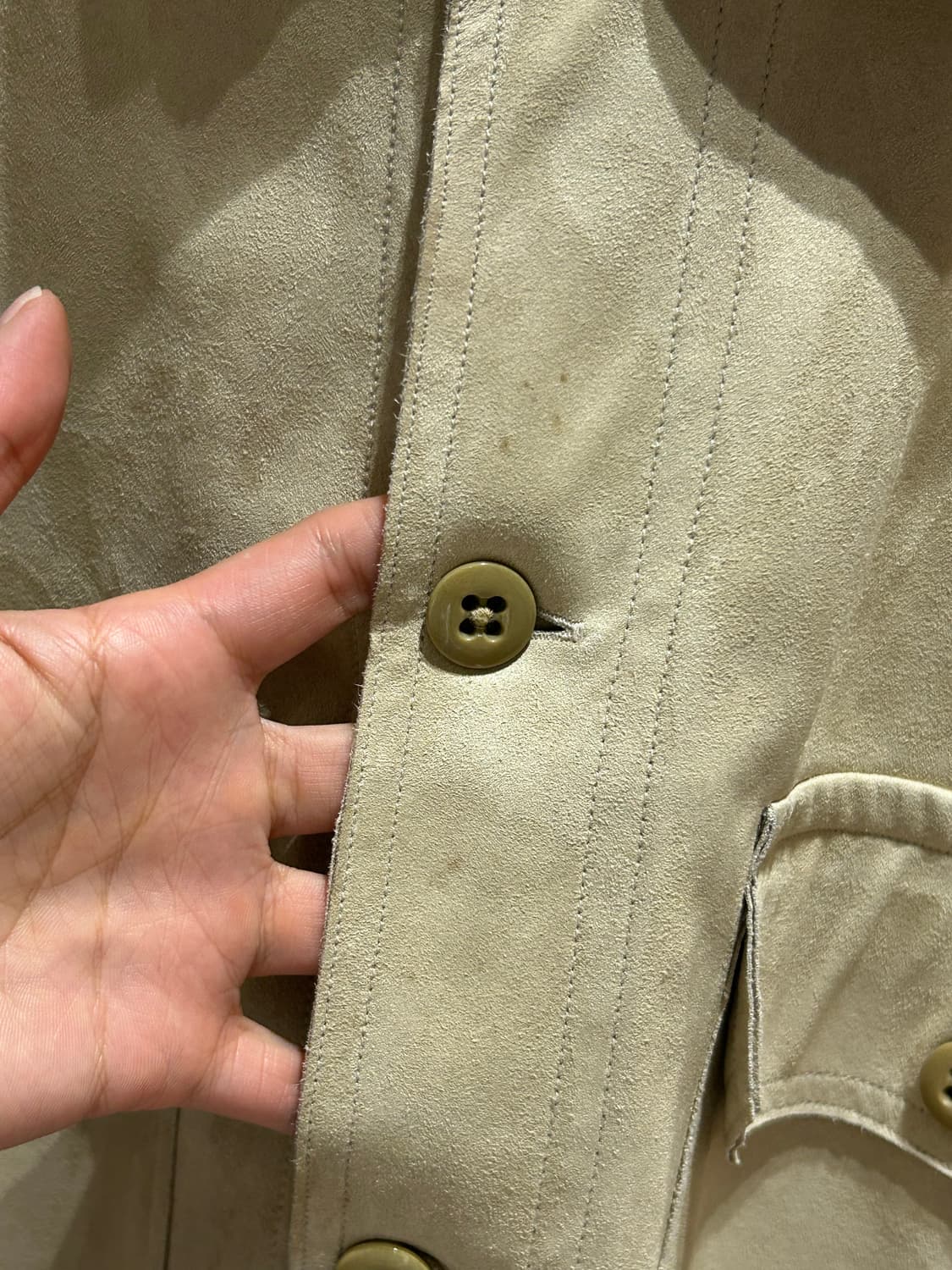 하버색 스웨이드셔츠 상품이미지3