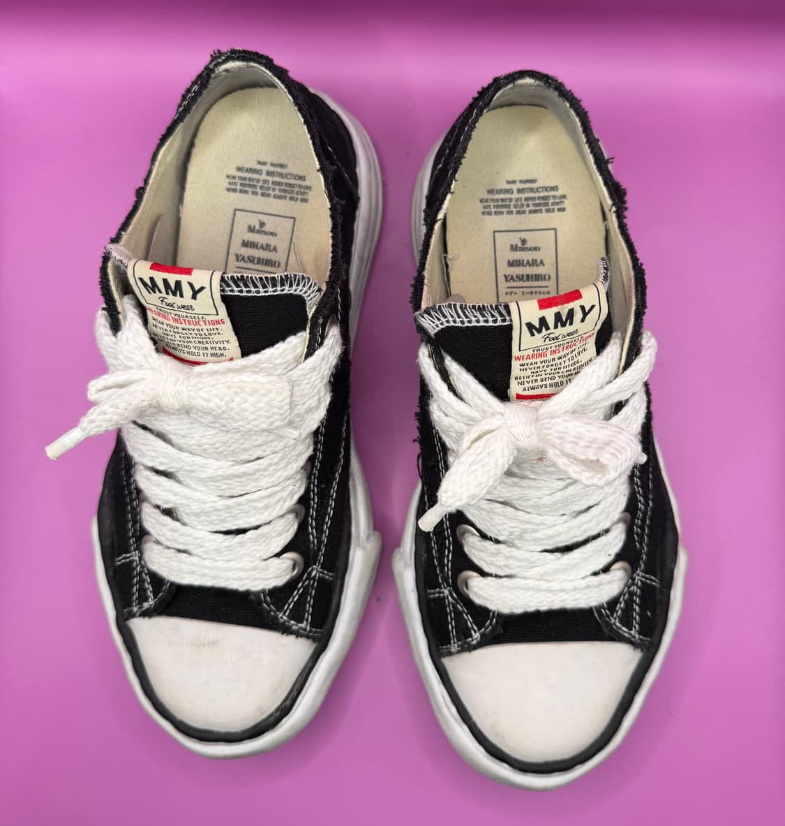 메종 미하라 야스히로 베이커 로우탑 스니커즈 상품이미지1