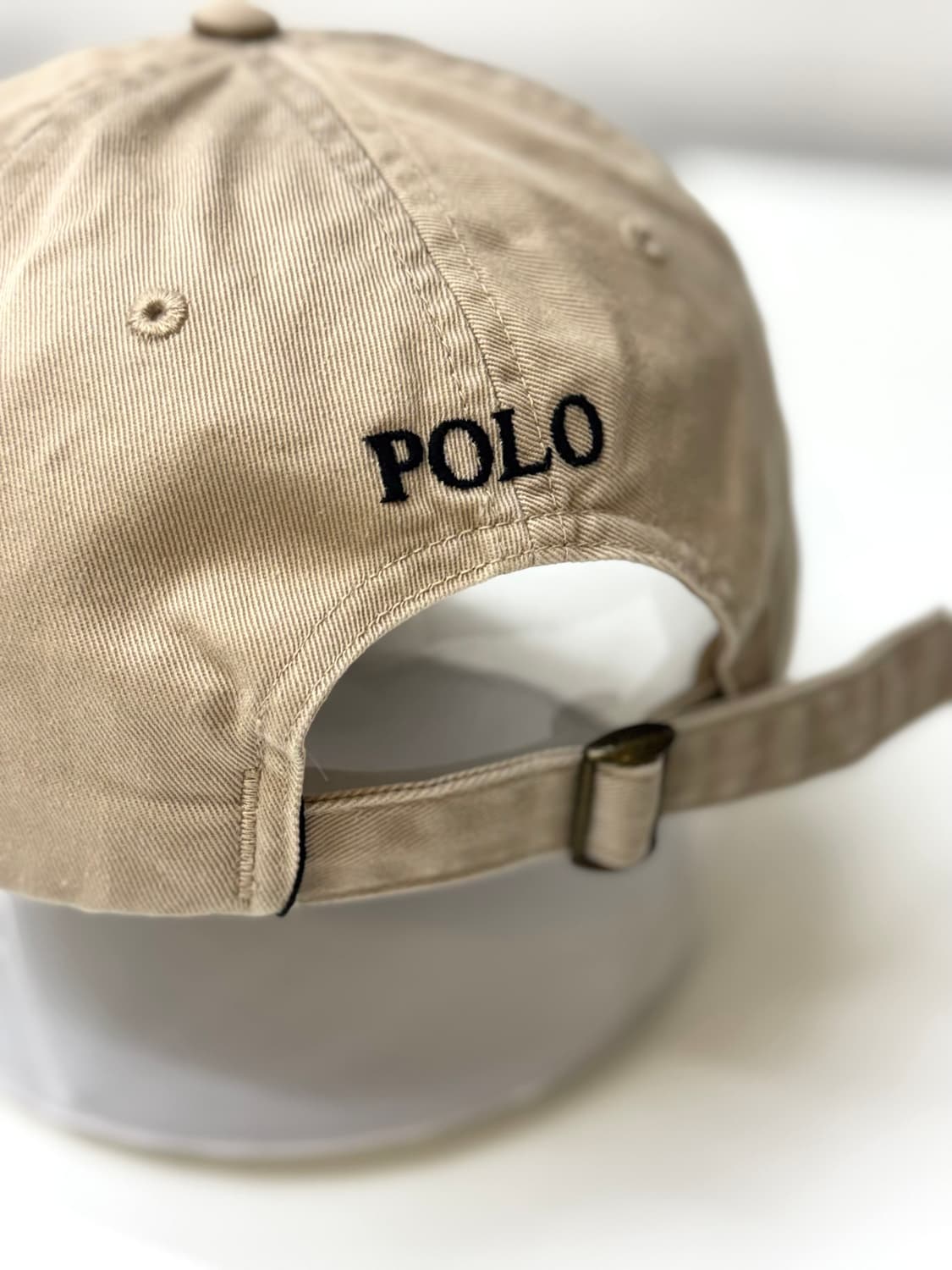 Polo 폴로 랄프로렌 베이지색상 볼캡 상품이미지3