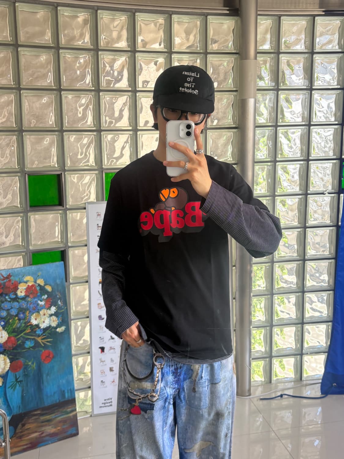 Crew neck long T-shirt 상품이미지3
