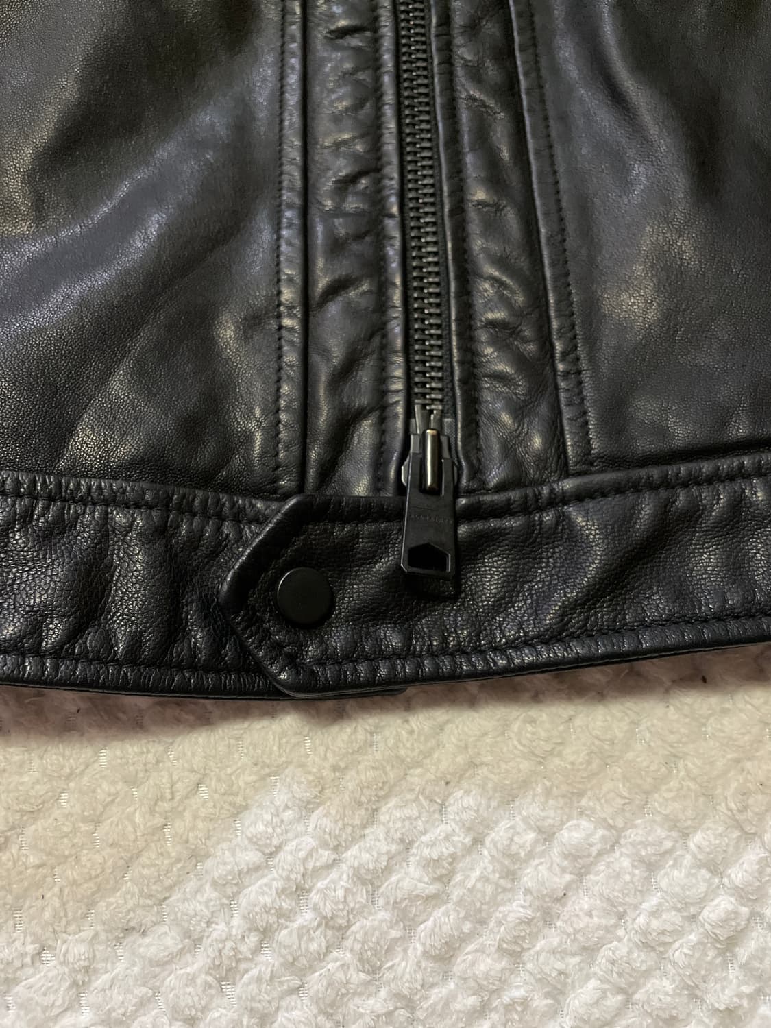 ALL SAINTS 올 세인츠 웨스턴 무드 LARK 염소가죽 레더 자켓 상품이미지6