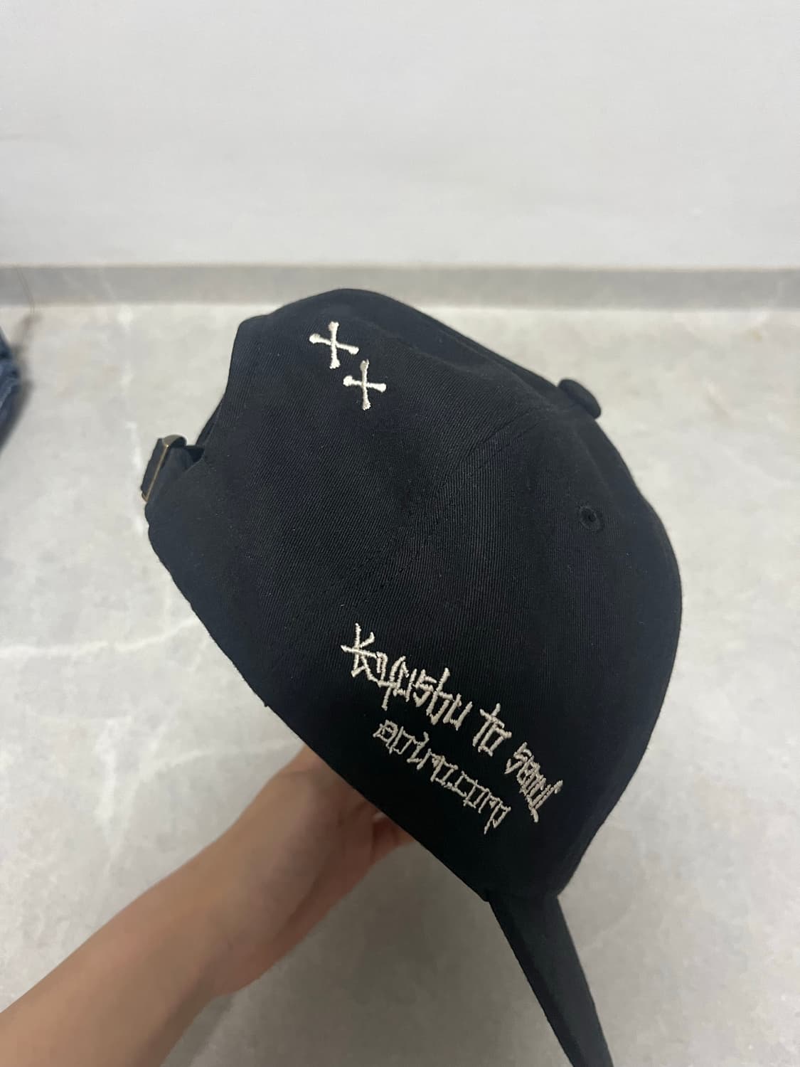 아오이로 6 패널 본 A/N 캡 블랙 상품이미지3