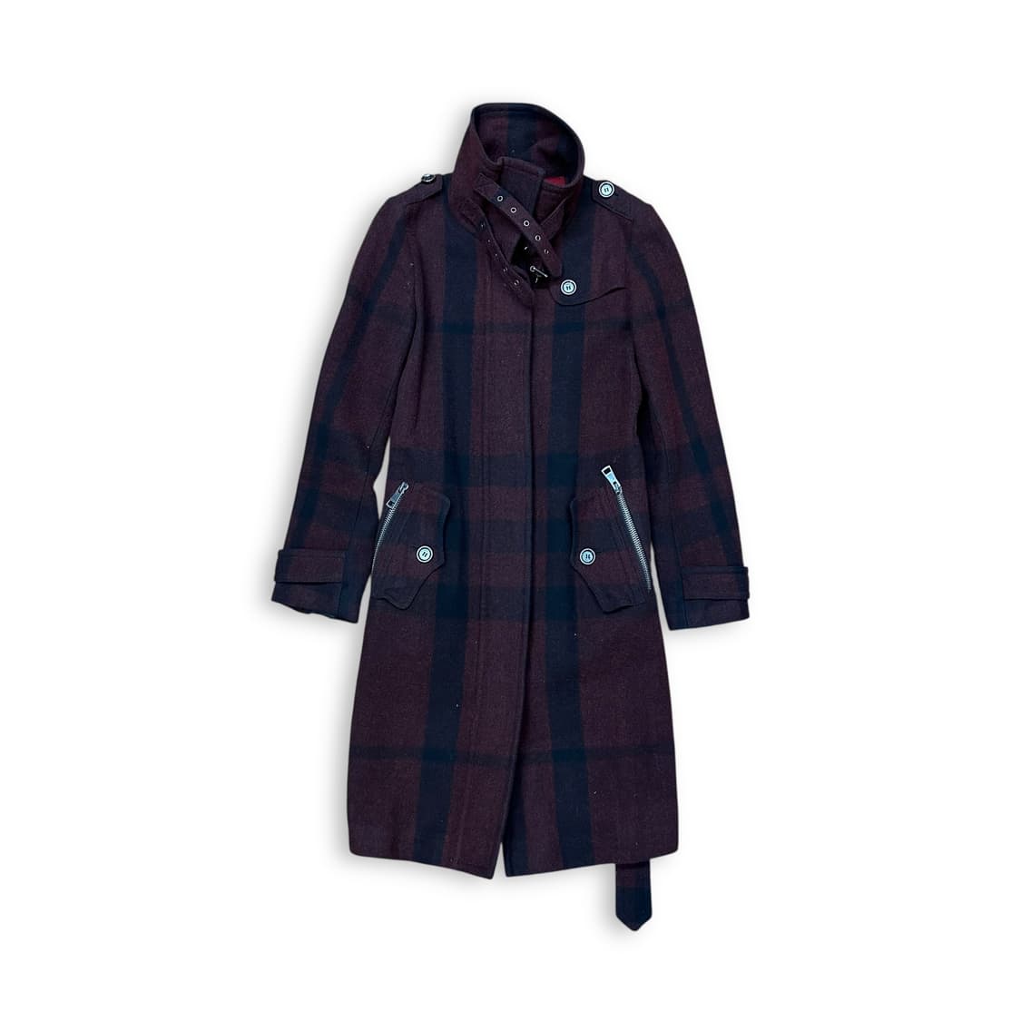 버버리 체크 코트 상품이미지1