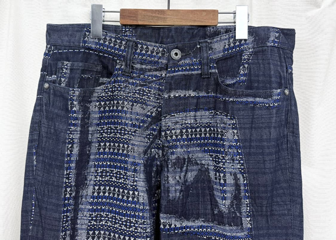 이세이미야케맨 사시코 데님 팬츠 상품이미지2