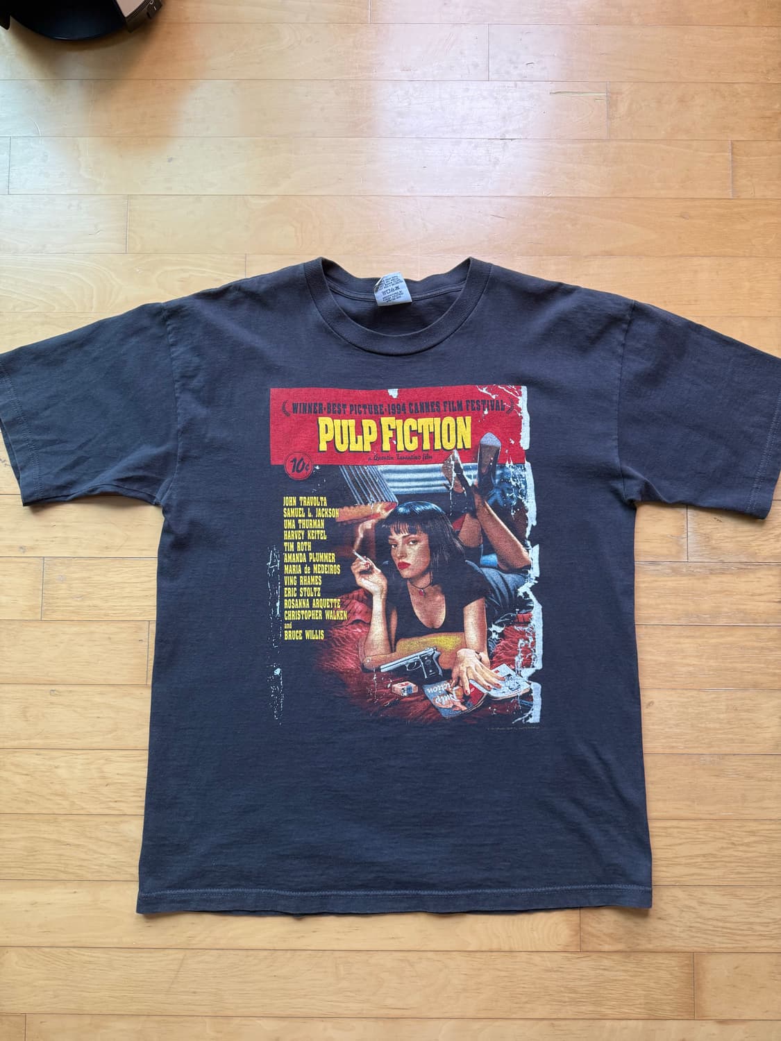 1994 펄프 픽션 영화 포스터 티셔츠 XL 상품이미지1