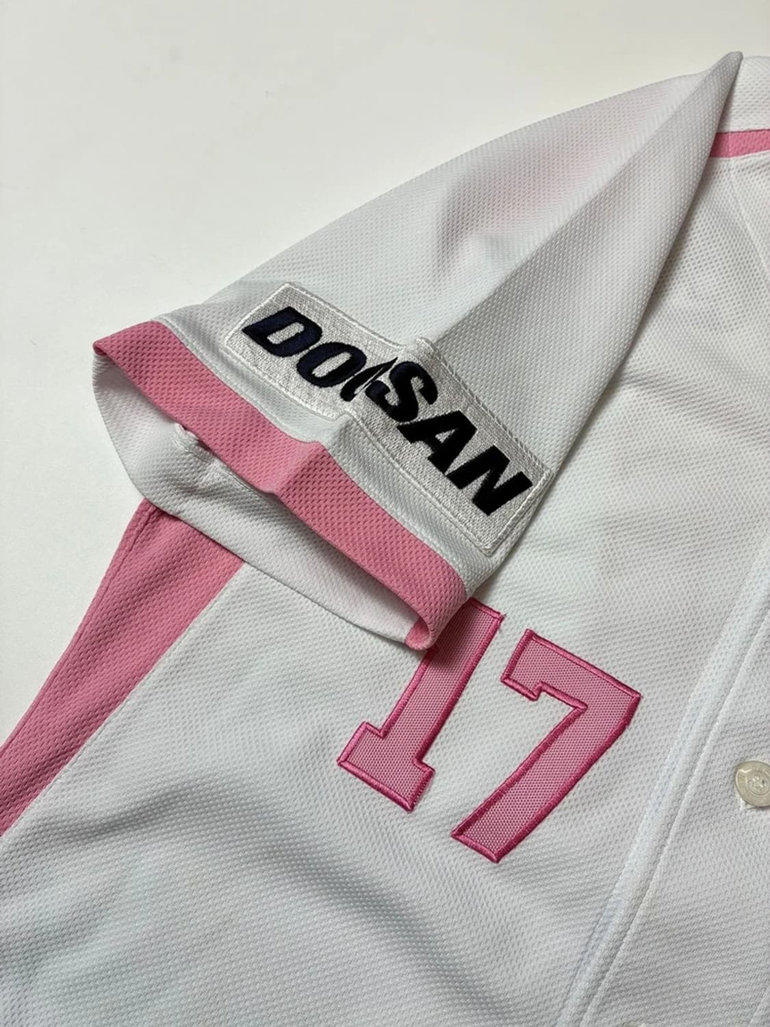 두산베어스 17 오재원 핑크 유니폼 PN8981 상품이미지5