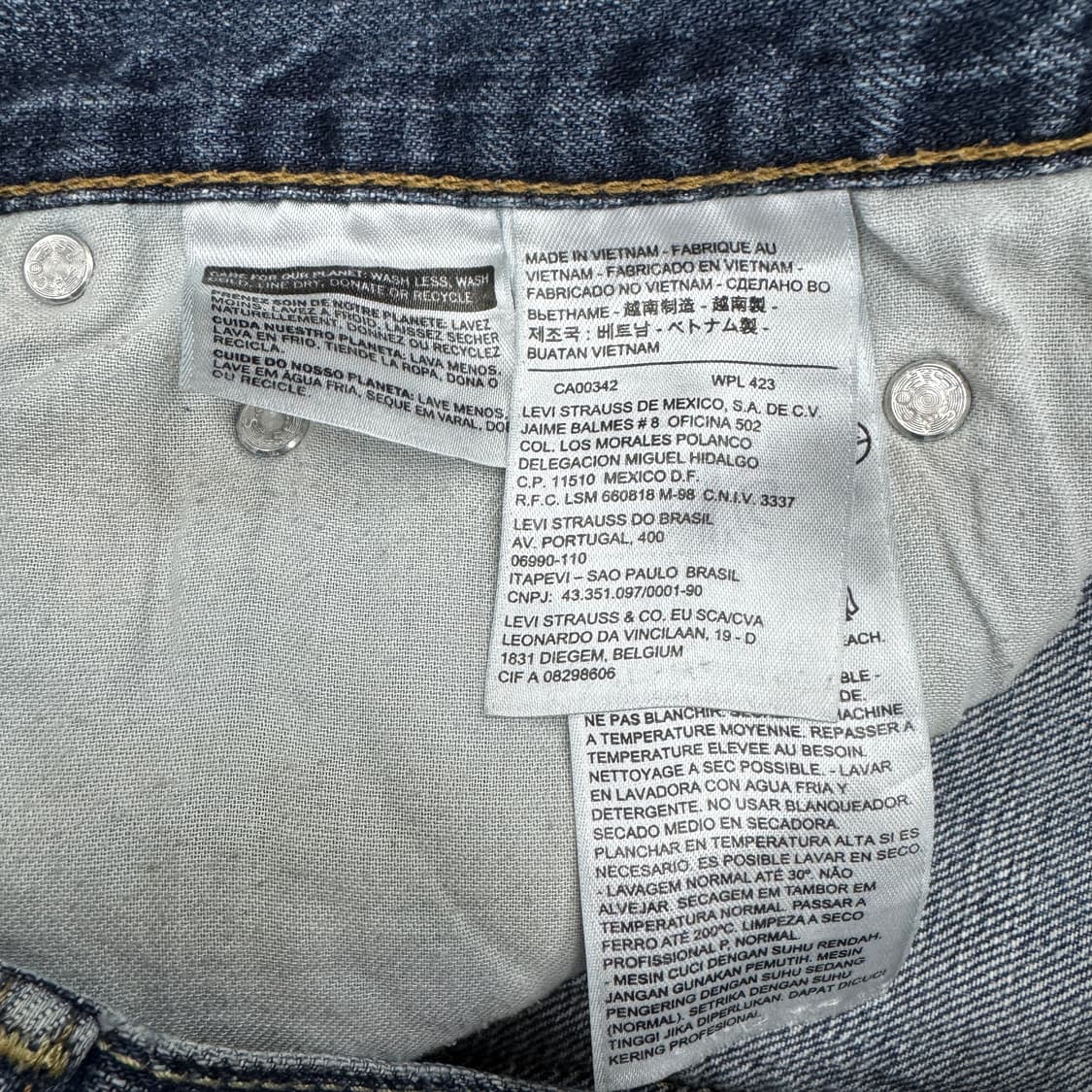 리바이스 569 와이드 새깅 스케이터 데님팬츠 상품이미지8