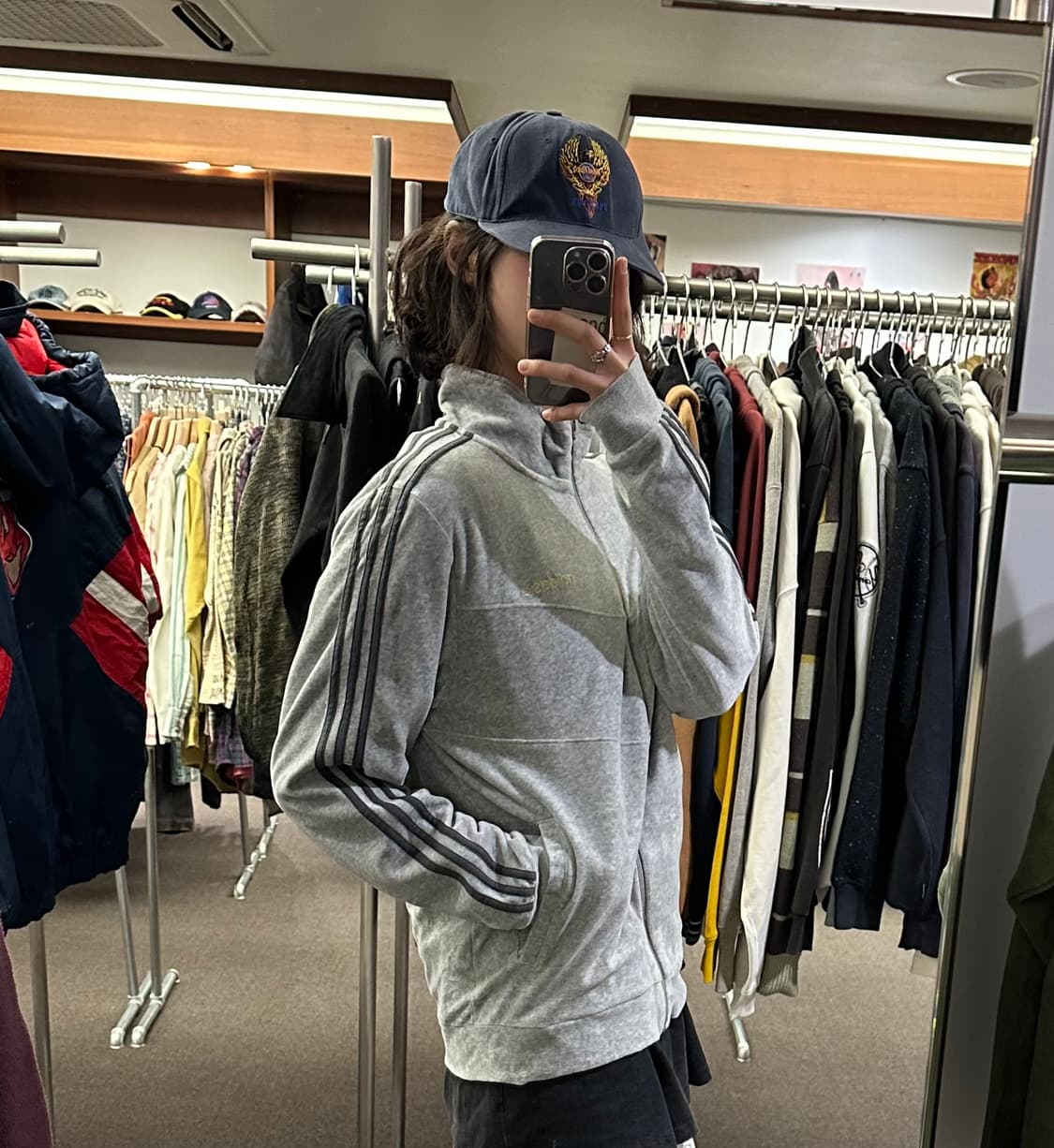 OS)Adidas 빈티지 기모 플리스 SF 트랙 자켓 상품이미지1