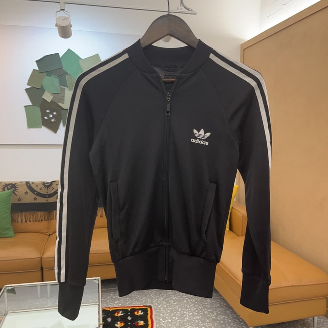 아디다스 올드스쿨 유로파 흑탭 슬림핏 져지 집업 XS C08246 상품이미지3