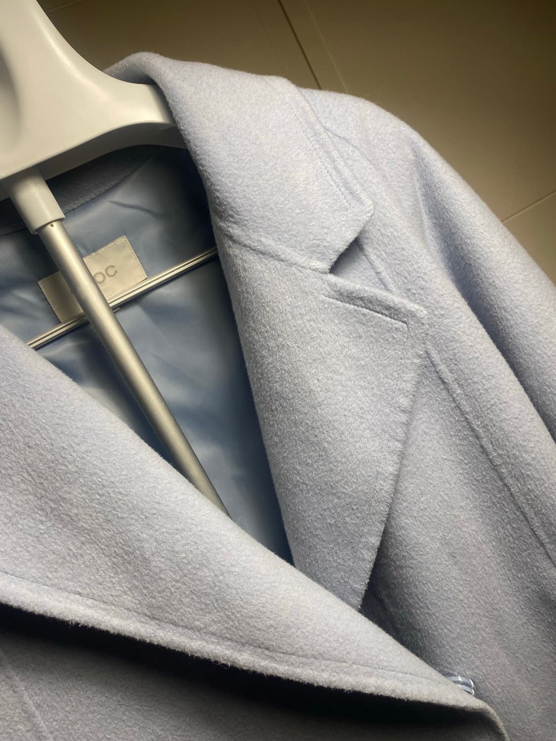 OZOC 하늘색 핸드메이드 코트 55 상품이미지3