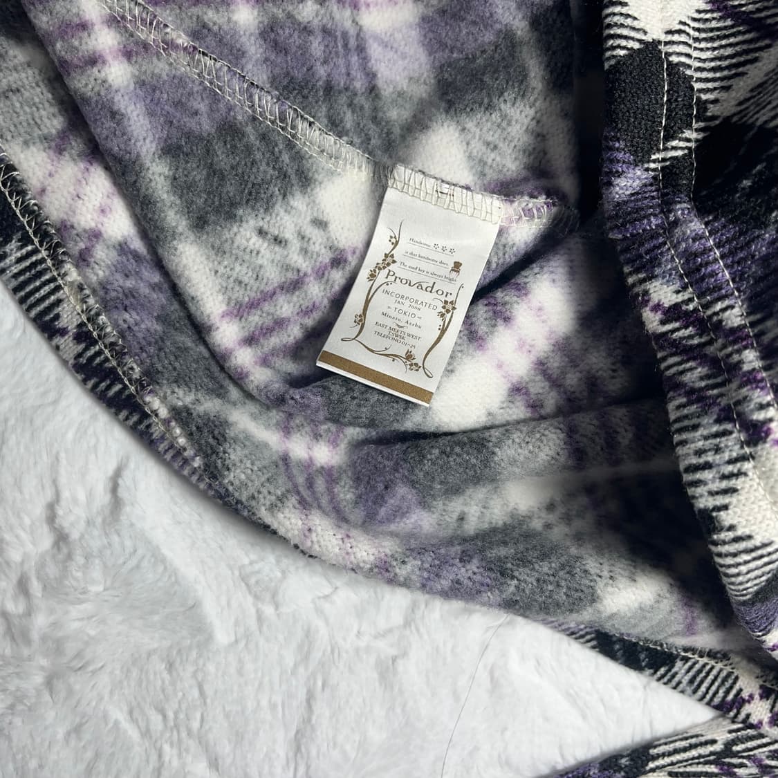 펑크 보라체크 원피스 y2k 상품이미지4