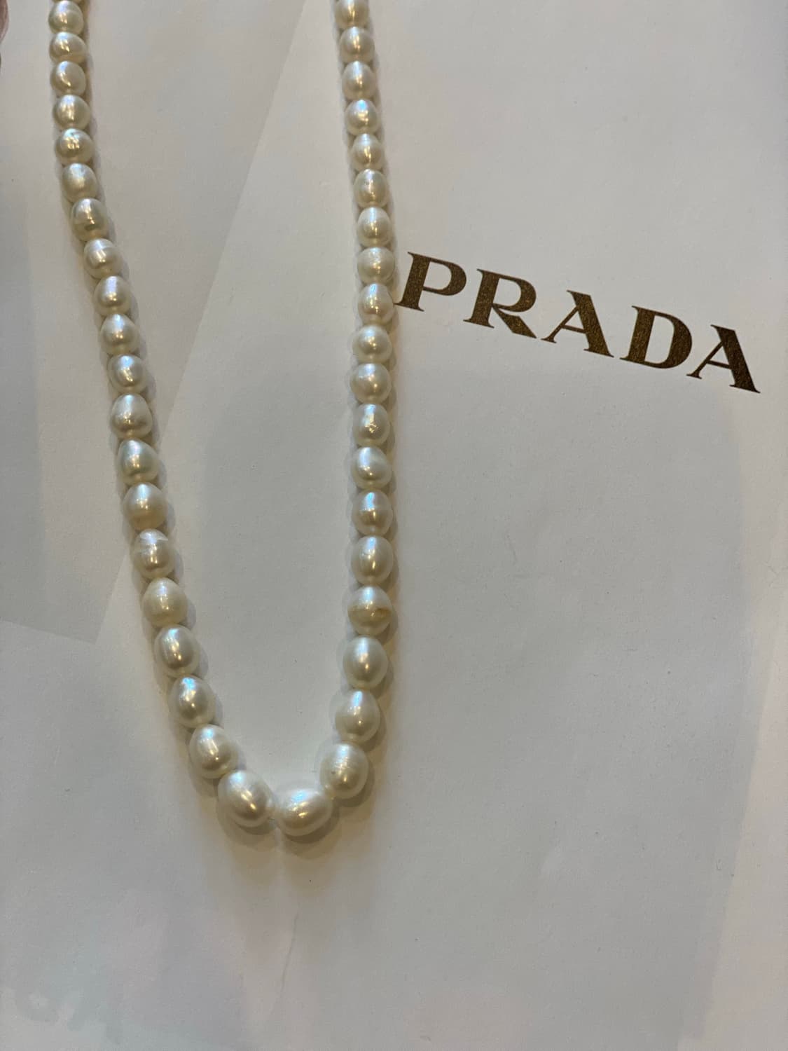 일본수입 못난이 진주 담수 진주 목걸이 상품이미지4