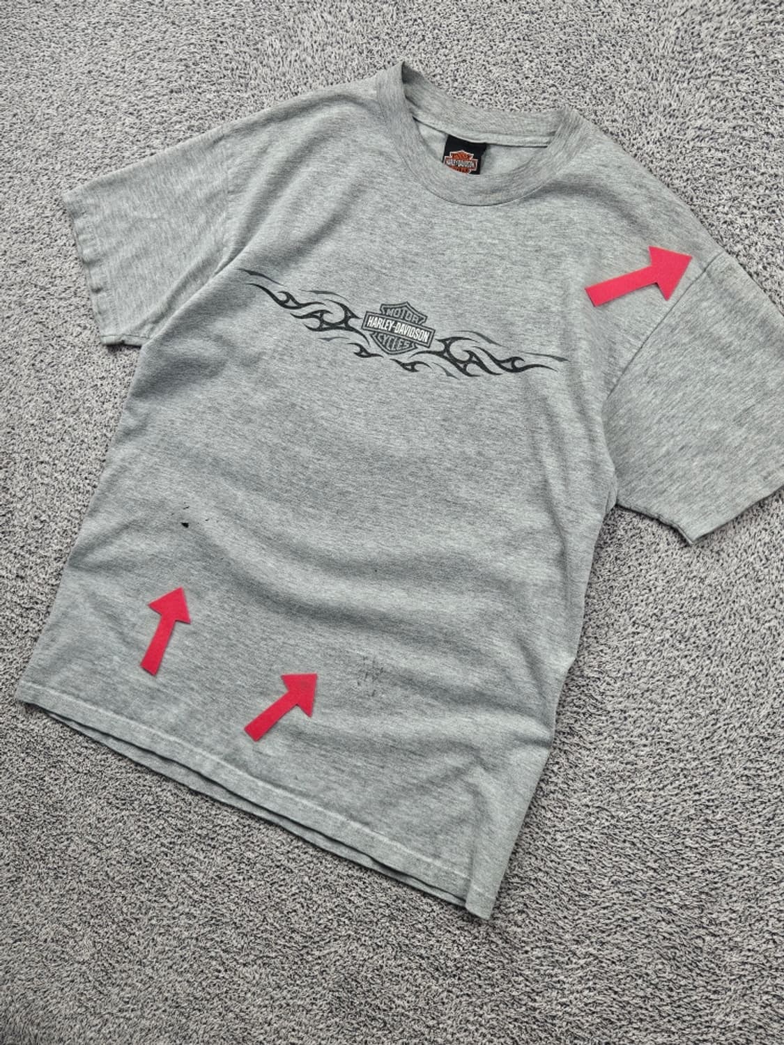 USA 할리데이비슨 오하이오 영스타운 반팔 티셔츠 ( L )/ 11701 상품이미지4