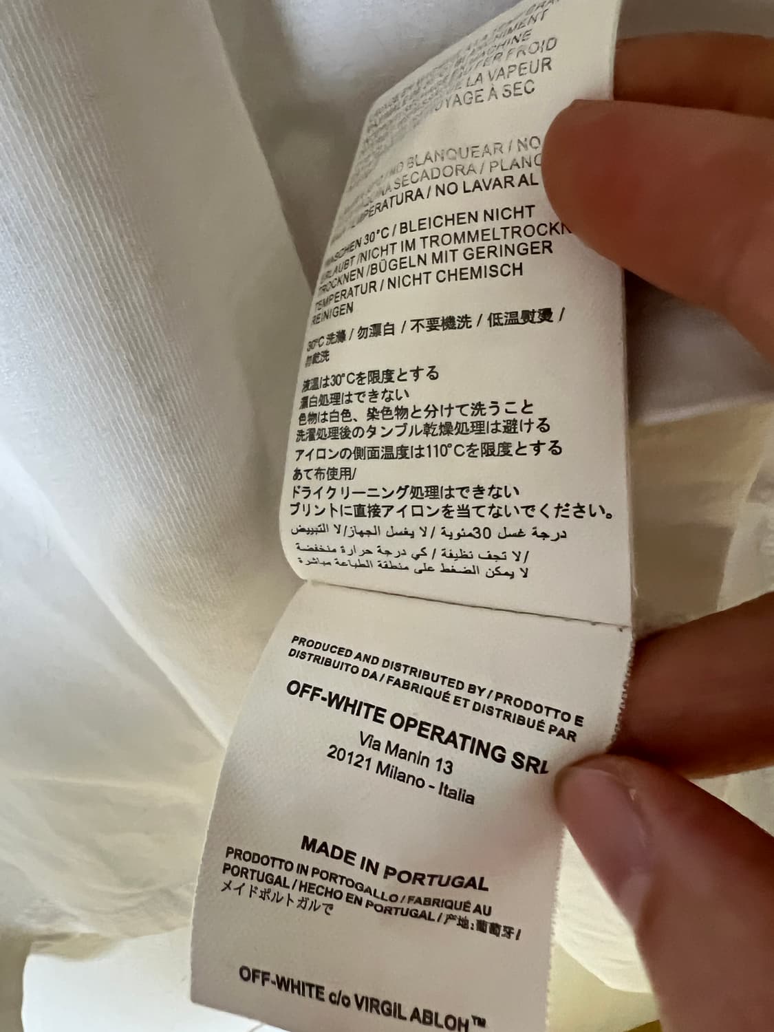 오프화이트 x Vitkac 콜라보 스케치 애로우 반팔티 m 상품이미지8