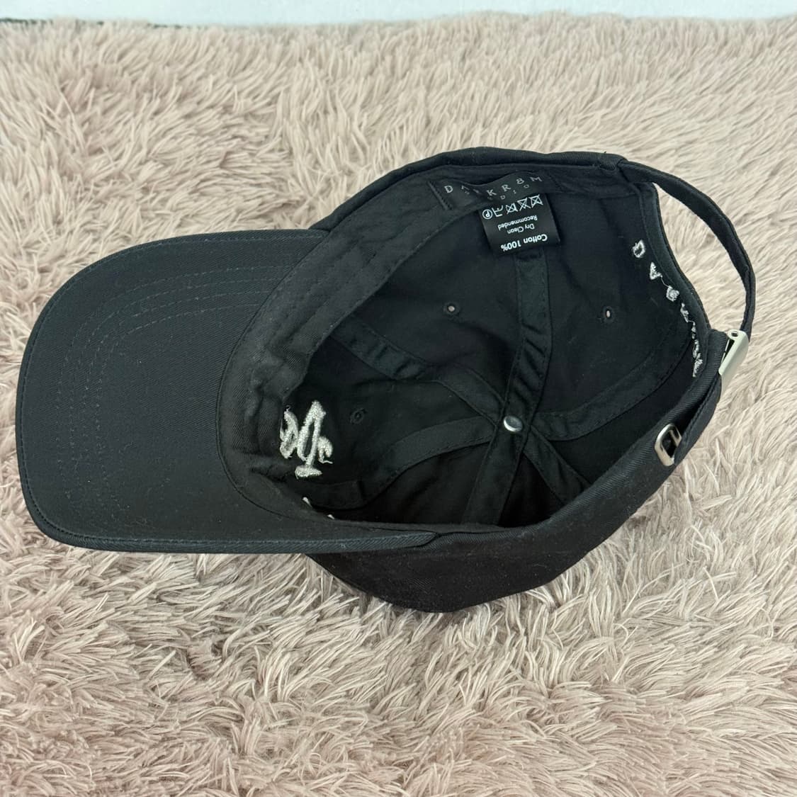 쌈디 다크룸 스튜디오 블랙 볼캡 상품이미지5