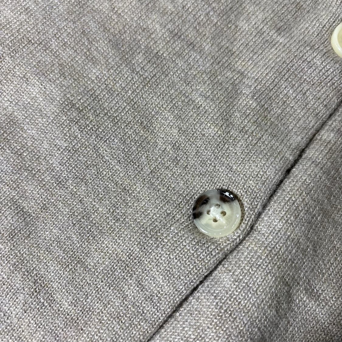 우먼S 메종키츠네 라이트베이지 폭스헤드 U넥 가디건 상품이미지3