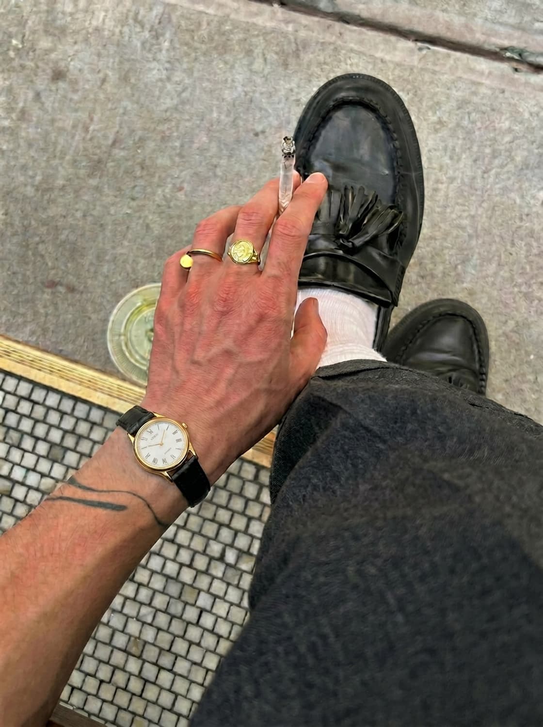 [중고] [희귀] 세이코 스피릿 로만 인덱스 골드 -90s 빈티지 쿼츠  상품이미지2