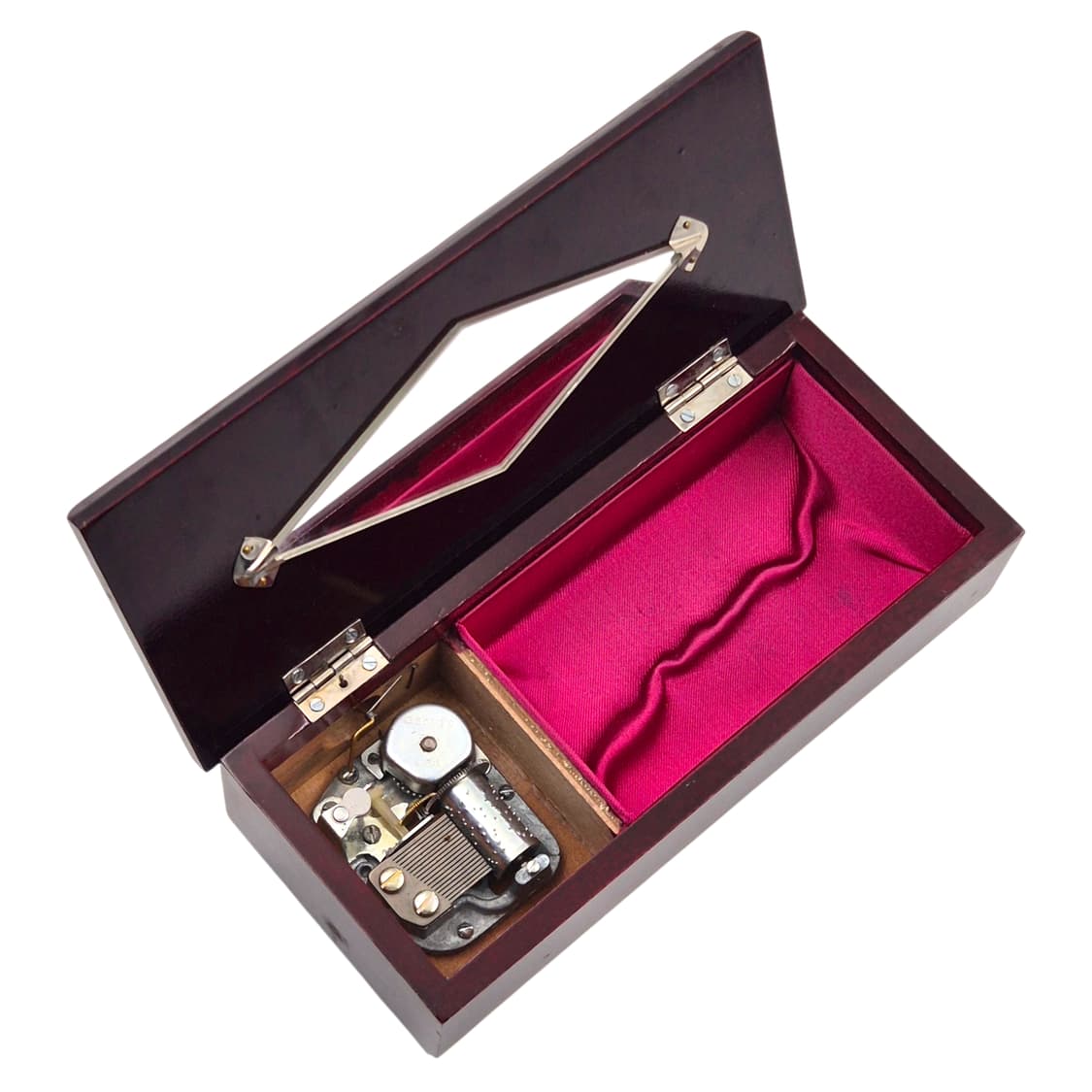 70s 일본 엔틱 카메오 우드 오르골 보석함 상품이미지2