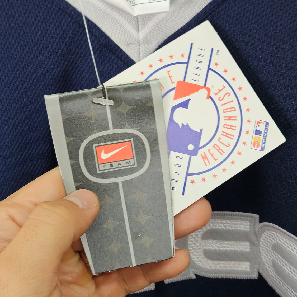 90~00s 나이키 뉴욕양키스 웜업 반팔 상품이미지5