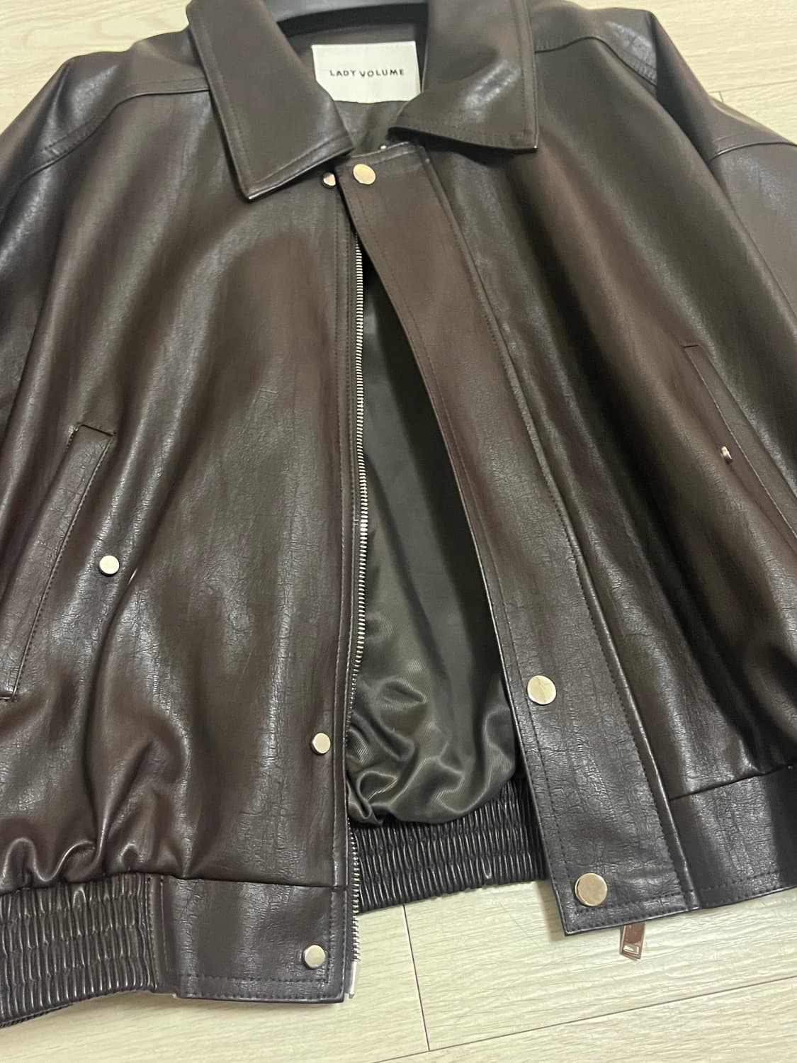 레이디볼륨 레더자켓 VINTAGE LEATHER JACKET 상품이미지3