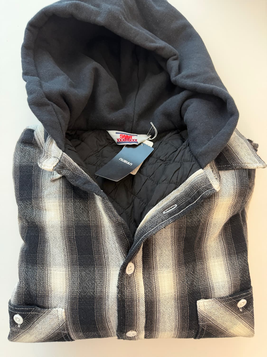 세인트 마이클  세인트 미카엘 셔츠 플란넬 후드 자켓 상품이미지1