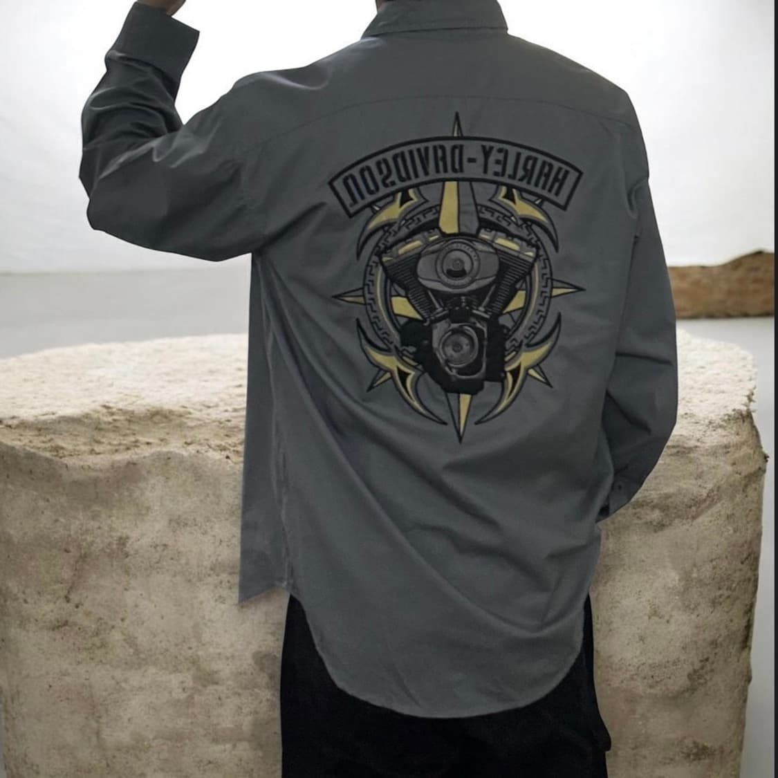 할리데이비슨 빅로고 셔츠 상품이미지1