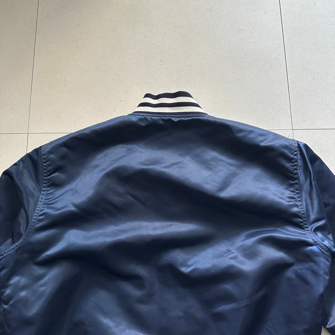 90s 스타터 뉴욕양키스 스타디움 바시티 자켓 MADE IN USA 상품이미지8