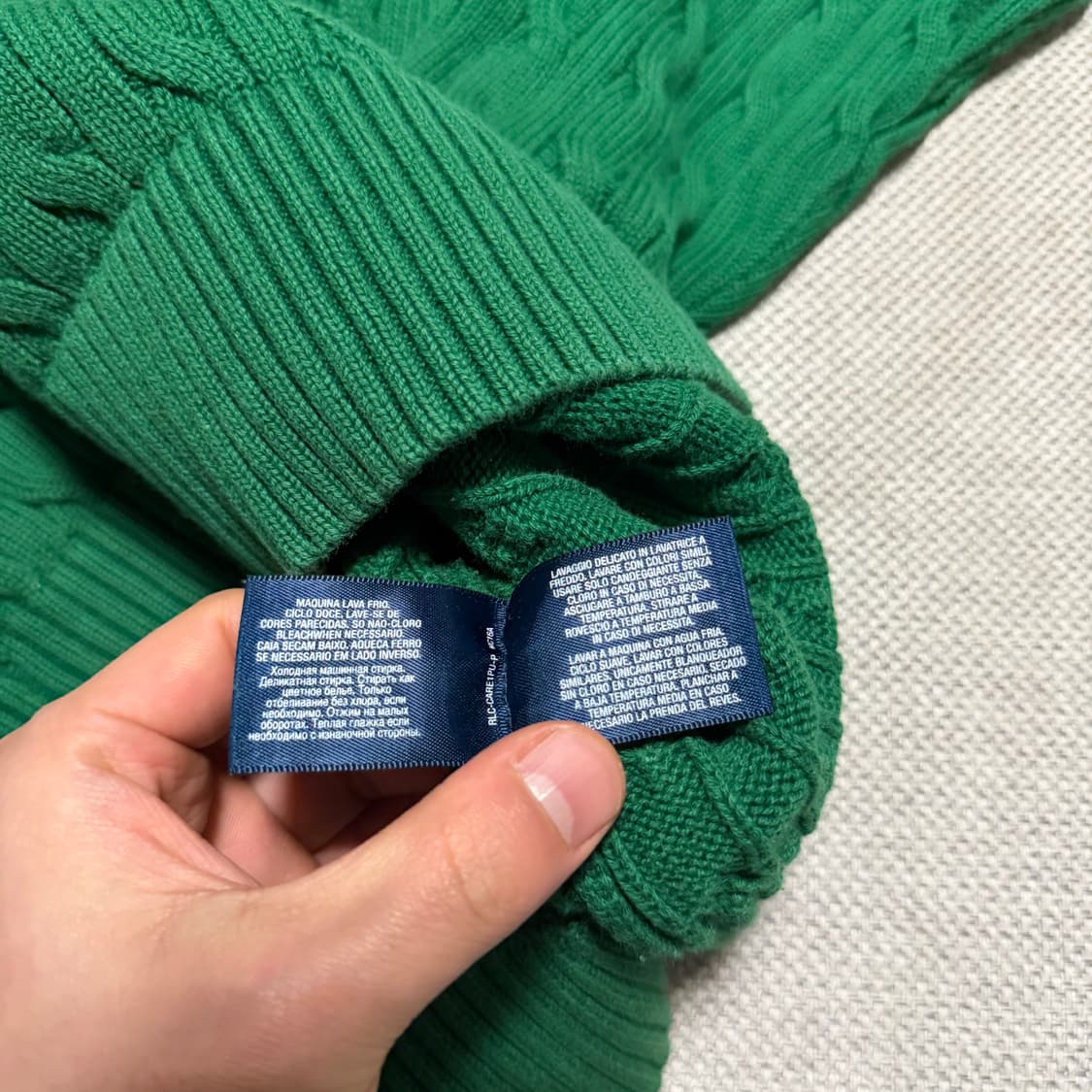 폴로 랄프로렌 케이블 니트 상품이미지4