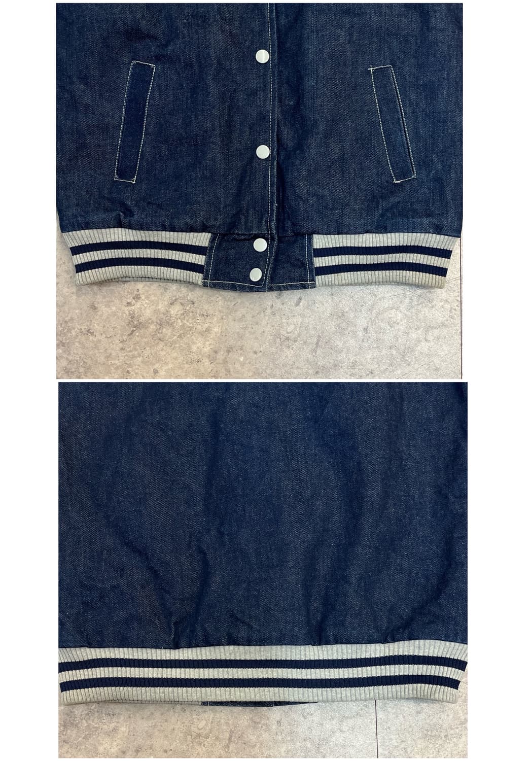 러셀 양키즈 데님 바시티 자켓 M #csz2166 상품이미지6