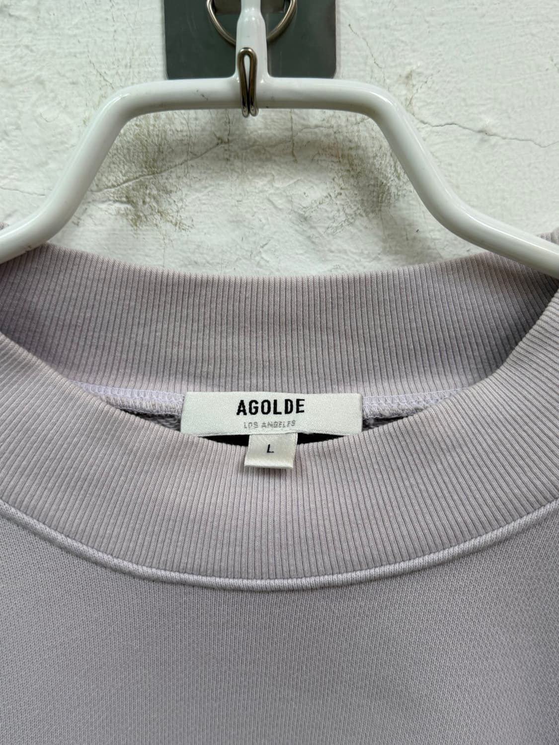 Agolde 에이골디 라운드 숄더 반팔 스웨트 셔츠 L 상품이미지2