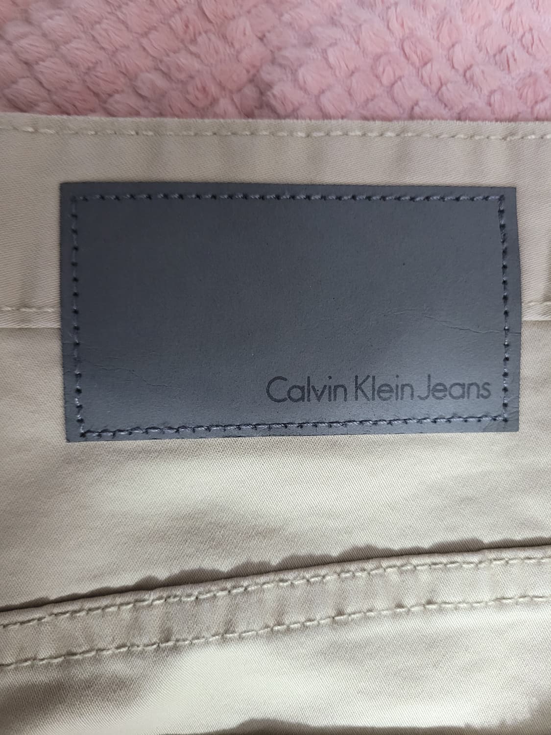 캘빈클라인 진 베이지 면바지 상품이미지3