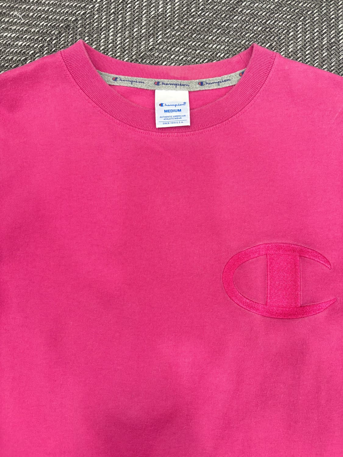 챔피온 긴팔슬리브 핑크m 상품이미지2