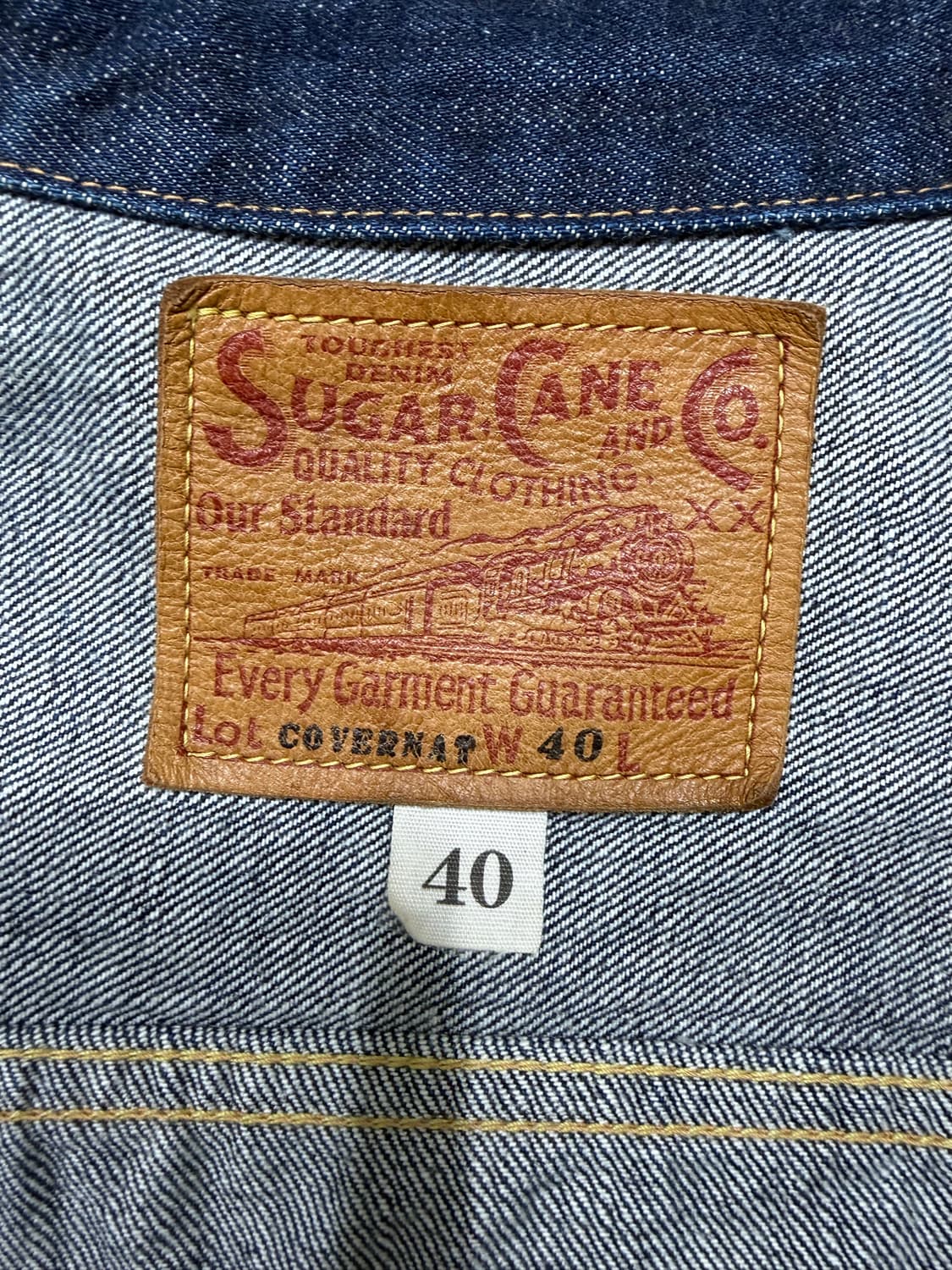 [M]슈가케인 셀비지 데님자켓 상품이미지6