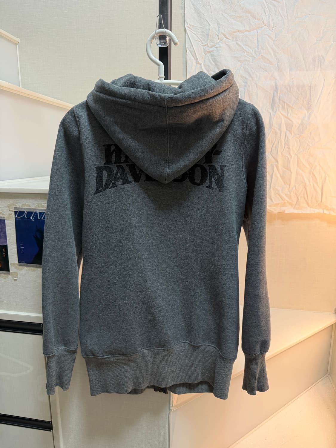 할리데이비슨 큐빅 디테일 후드집업 상품이미지3