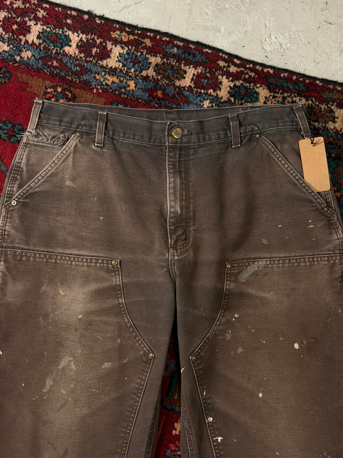 OG 칼하트 더블니 다크브라운 칼하트 B136 DKB 썩블니 상품이미지5