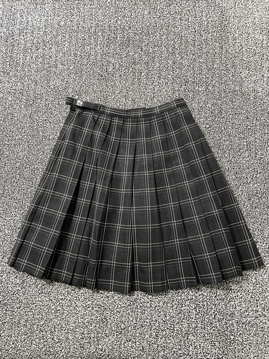빈티지9. JUNKO KOSHINO 준코 코시노 캠퍼스 체크 스커트 상품이미지4