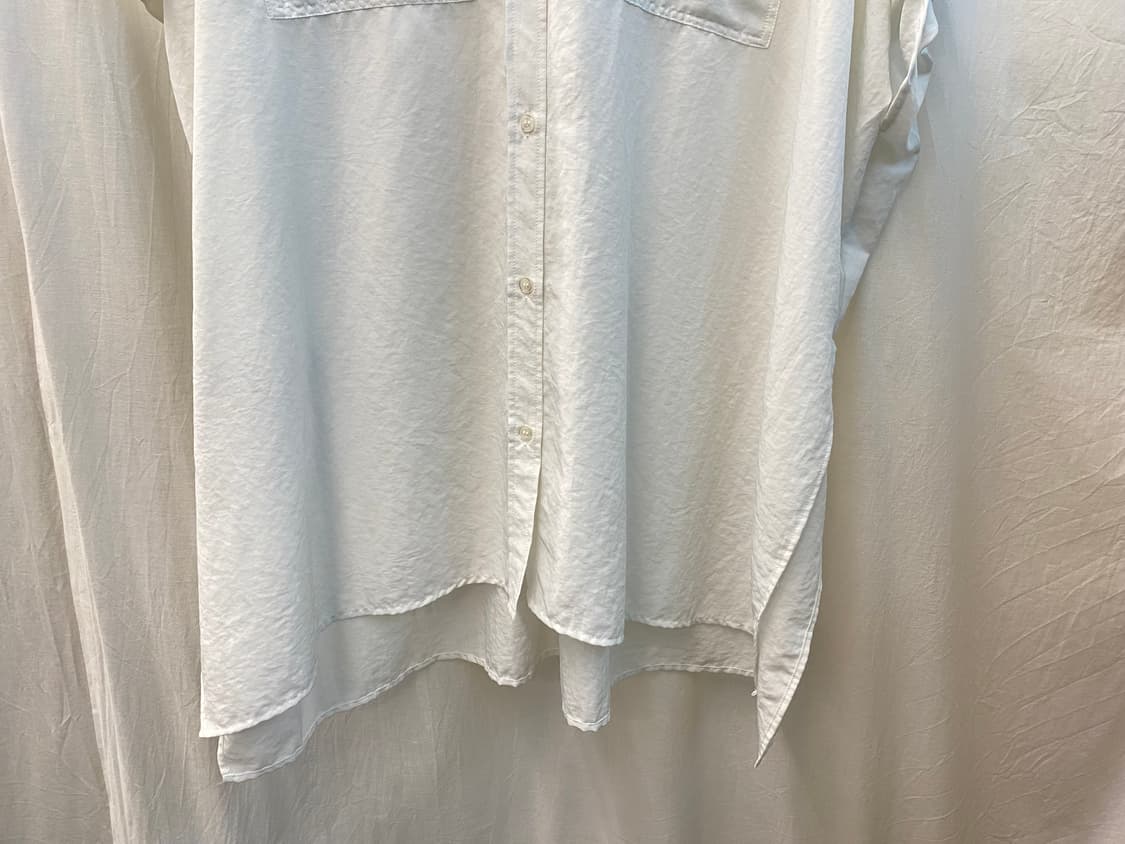 LEPSIM 화이트 오버핏 롱블라우스(F) 상품이미지5