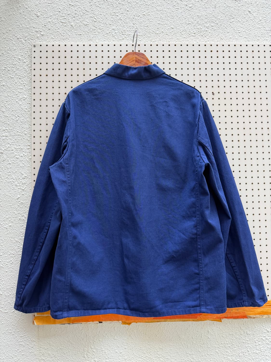 80s GERMAN BLUE DENIM UTILITY 데님 프렌치워크자켓 상품이미지2