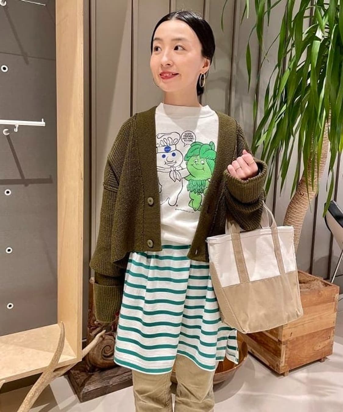 빔즈보이 BEAMS BOY 7 Gauge Military Cardigan 상품이미지6