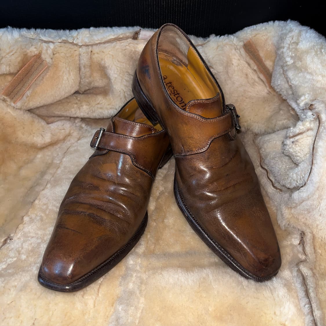 a.testoni Made in Italy 몽크 스트랩 상품이미지2