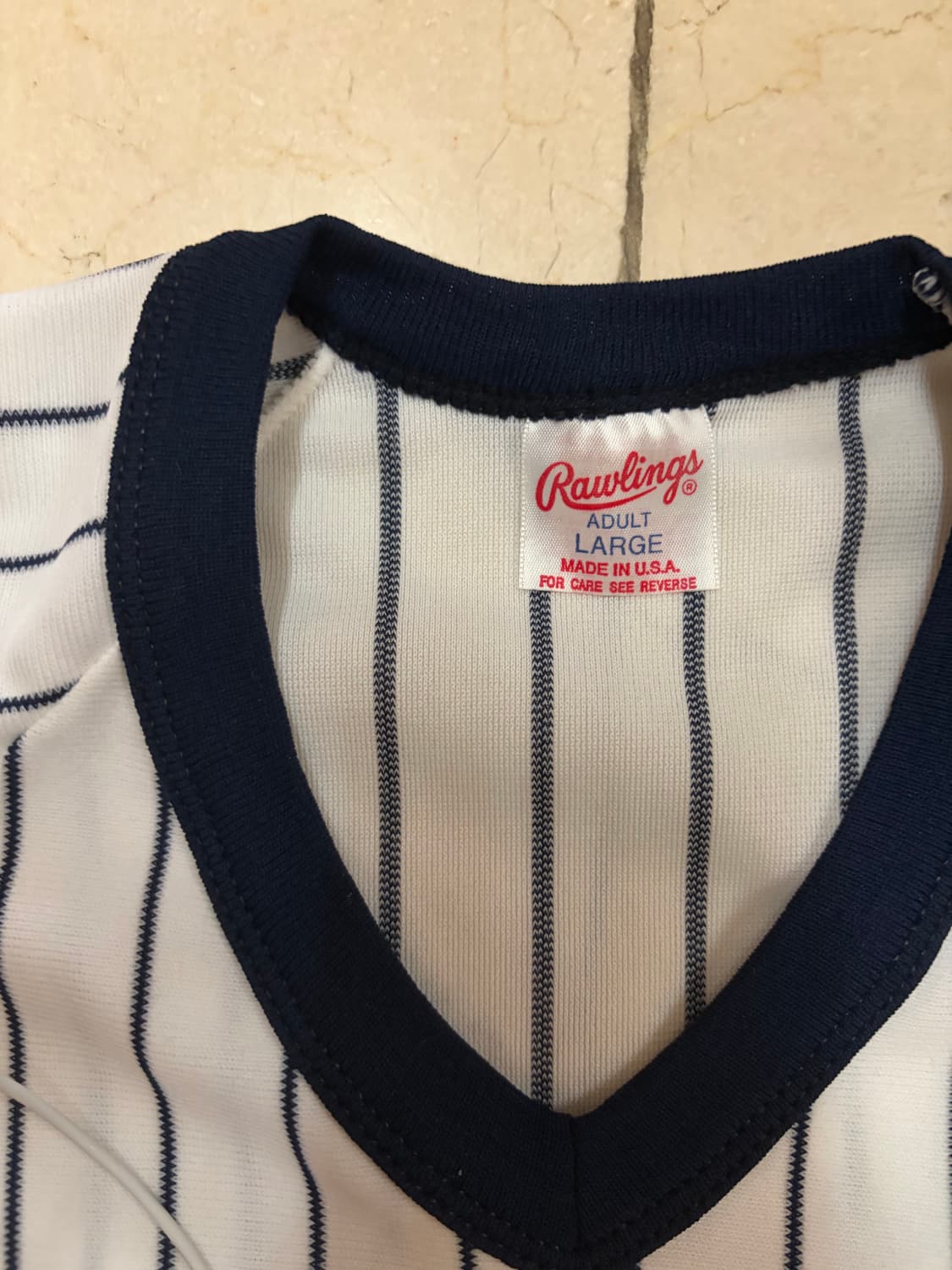 90's Rawlings 뉴욕 양키스 나일론 져지 상품이미지4