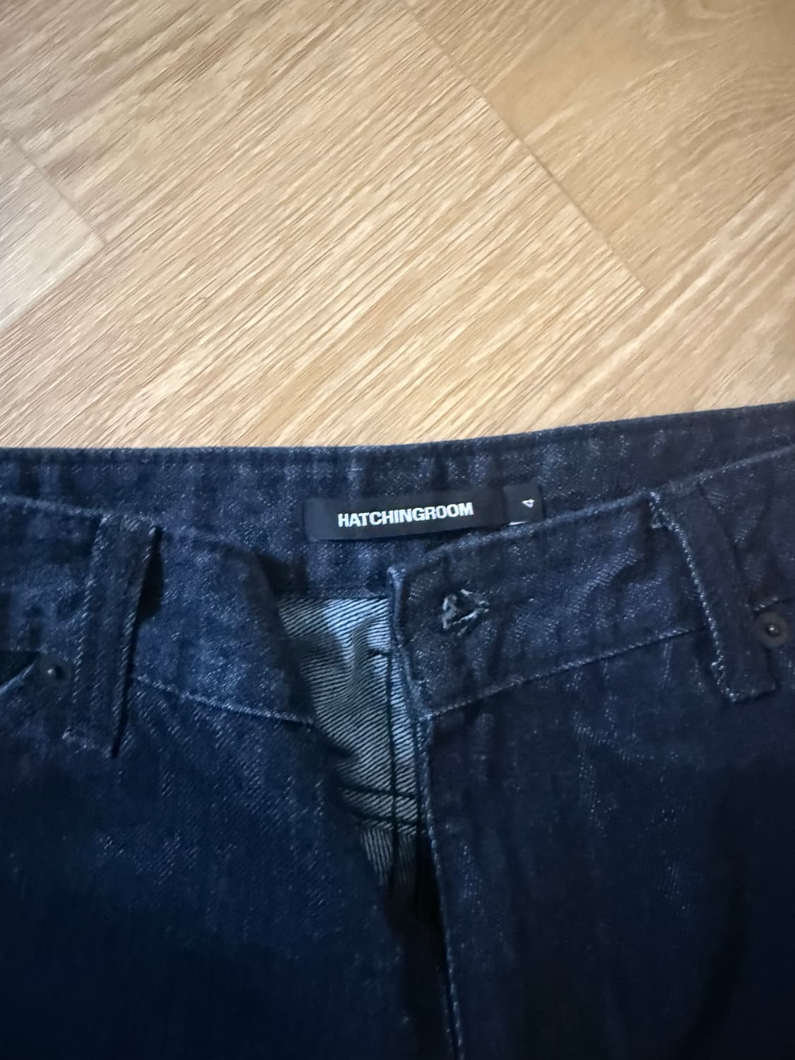 Wide Curve Jeans Washed Indigo 상품이미지4